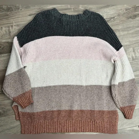American Eagle AE Oversized Striped Sweater Size XL XXL 1X 2X - Picture 2 of 12